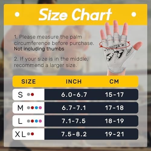 Workout Gloves for Men and Women - Ideal for Light & Medium Gym Exercise Training & Cycling, Includes Padded Design, Detachable Wrist Strap & Storage Mesh Bag - Image 7