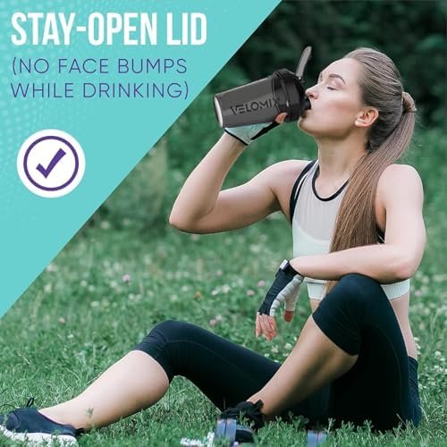 -2 Pack- 20 oz Protein Shaker Bottles for Protein Mixes - 2x Wire Whisk | Leak Proof Shaker Cups for Protein Shakes and Pre Workout | Protein Shaker Bottle Pack | Protein Mixer Cup - Image 7