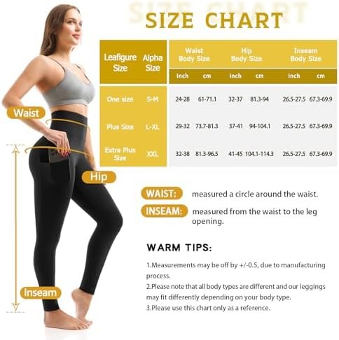 Walifrey Leggings with Pockets for Women, High Waisted Buttery Soft Womens Leggings for Gym Yoga Workout - Image 6