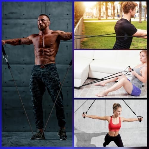 Single Resistance Bands for Physical Therapy, Resistance Training, Gym and Home Workout Gear, One Single Exercise Bands Tube - Image 7