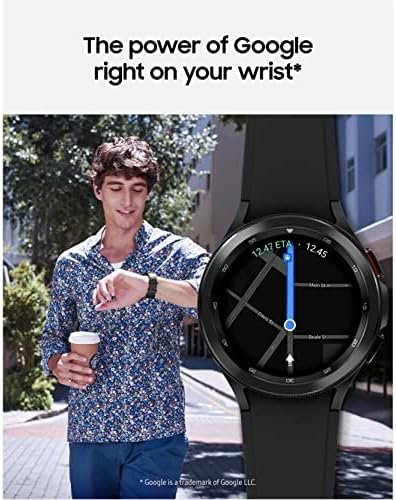 SAMSUNG Galaxy Watch 4 Classic 46mm Smartwatch with ECG Monitor Tracker for Health, Fitness, Running, Sleep Cycles, GPS Fall Detection & Bluetooth, US Version, Black - Image 8