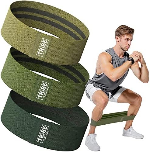 Fabric Resistance Bands for Working Out – Booty Bands for Women and Men – Exercise Bands Resistance Bands Set – Workout Bands Resistance Bands for Legs