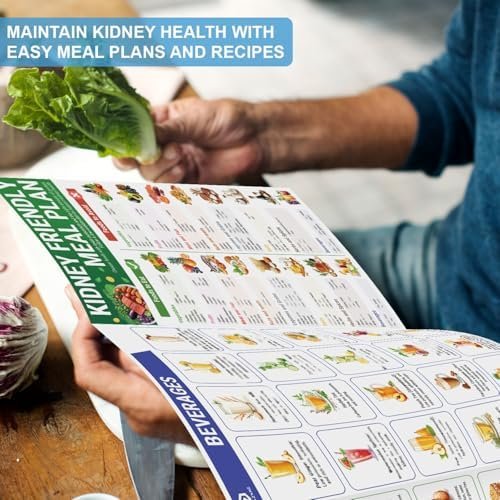 HAMIEW Set 3 Kidney Friendly Food List Chart, Kidney Disease Diet Meal Plan, Recipes Support, Hyperoxaluria, Oxalate Level, Low Sodium Potassium Phosphorus for CKD, Dialysis, Manage Hypertension - Image 5