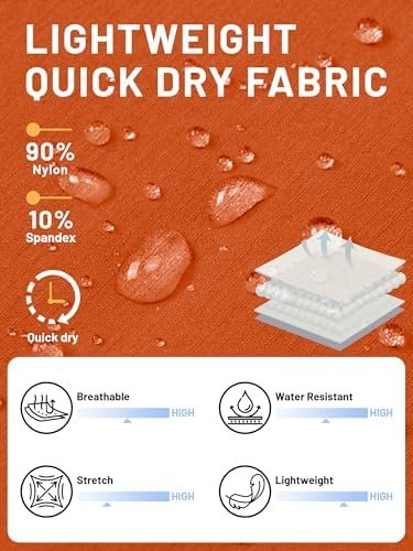 TACVASEN Men's Summer Outdoor Shorts Quick Dry Cargo Casual Work Hiking Shorts (NO Belt) - Image 6