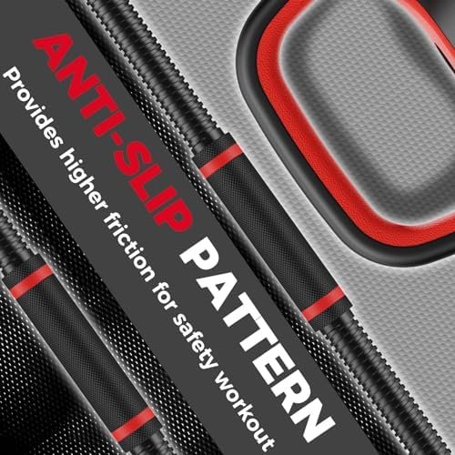 KeppiFitness Adjustable Dumbbell Set, 30/40/50/70/90 lb Weight Set with Connector Bar, 4 in 1 Workout Gear with Dumbbell, Kettlebell, Barbell, Push up Handle for Home Gym Fitness Exercise - Image 4