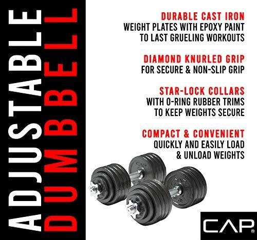 CAP Barbell Adjustable Dumbbell Weight Set | Multiple Options - Image 6