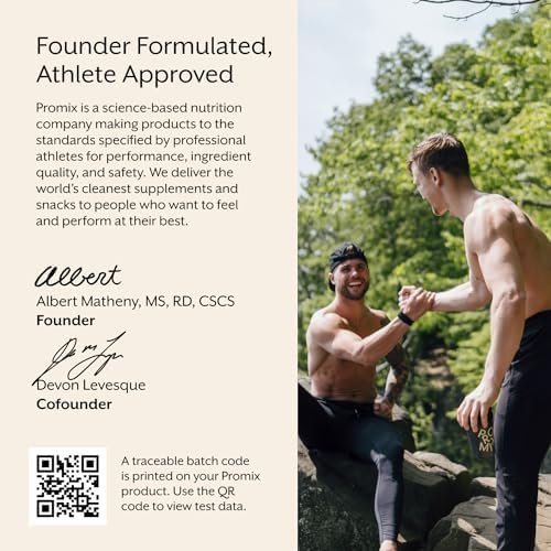 Promix Collagen Peptides and BCAA, Chocolate, 2.5lb Bulk - Hydrolyzed Collagen Protein Promotes Healthy Skin, Bones, Joints & Recovery Support - Add to Shakes, Smoothies, Beverages & Baking recipes. - Image 7