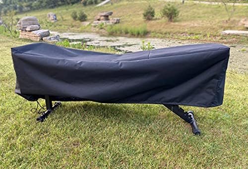 Mini Lustrous Weight Bench Cover, Adjustable Exercise Workout Bench Cover, Waterproof 600D Oxford Fabric for Indoor and Outdoor Use, 50" L x 23" W x 17" H(Black) - Image 7