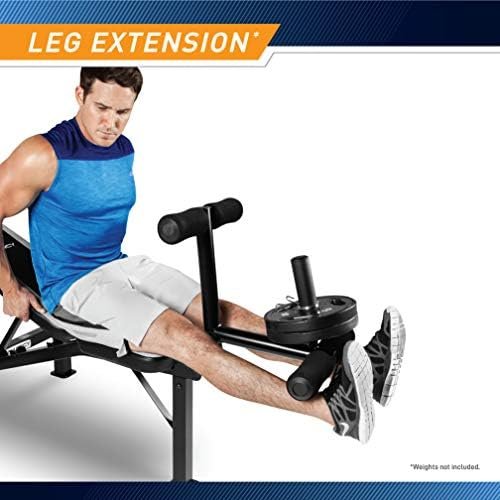 Marcy Olympic Weight Bench, Workout Benches For Home With Leg Developer MWB-4491 - Image 4