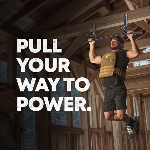 Joist Mount Pull Up Bar, Ceiling Mounted Chin Up Bar for Home Gym, Crossfit, Beam, Rafter - Heavy Duty, Multi Grip, 42" Wide, Maximum Head Clearance - TU038 - Image 5