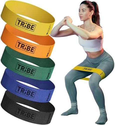 Fabric Resistance Bands for Working Out – Booty Bands for Women and Men – Exercise Bands Resistance Bands Set – Workout Bands Resistance Bands for Legs – Fitness Bands