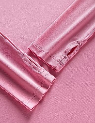 4-Pack: Womens Long Sleeve Athletic Tops with Thumb Holes – Dry Fit Active Crewneck Workout Tees - Image 6