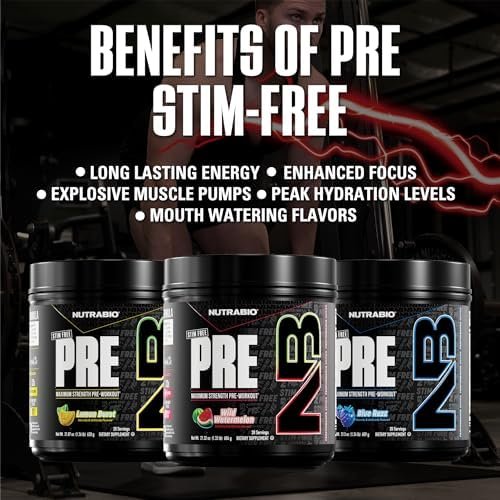 NutraBio STIM-Free PRE Workout for Men, New Formula | Laser Focus, Extreme Pumps | Performance, Endurance | 10g Citrulline, Beta Alanine, Nitrates, Nootropics, Electrolytes - 20 Servings Watermelon - Image 8