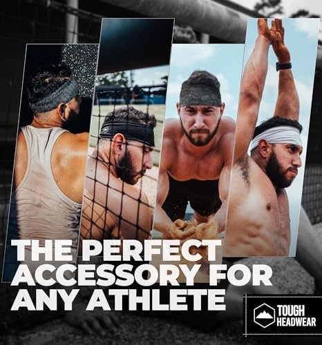 Mens Sweat Bands - Sport Headbands for Men - Workout Headbands for Women - Running Headband -Tennis Athletic Sweatband - Image 5