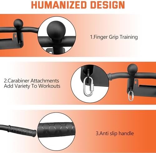 Wall Mounted Pull Up Bar - Heavy Duty Chin Up Bar, Strength Training, Outdoor Pull-Up Bar for Garage, Joist, Wall Mount - Multifunctional Fitness Bar,Supports up to 600 Lbs - Image 5