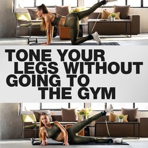 ActiveGear Ankle Resistance Bands with Cuffs - Ideal for Glutes, Legs & Core Workouts, Kickback Ankle Strap Set for Home Workout Equipment & Gym Fitness for Women and Men - Image 6