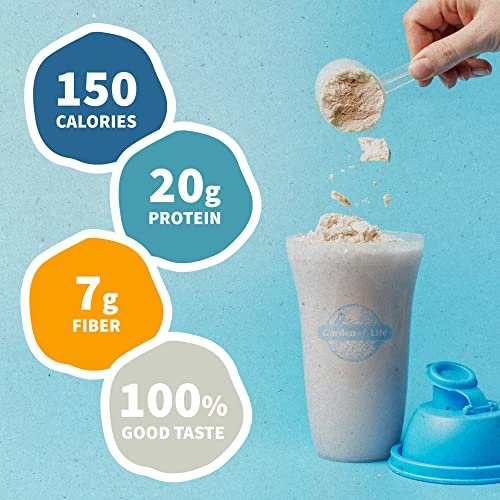 Garden of Life Meal Replacement Shakes, Vegan Protein Powder, Raw Organic Protein Powder, Vanilla Protein Powder with Plant Based Pea Protein, Sprouts, Greens, Probiotics, Dairy Free 14 Servings - Image 3