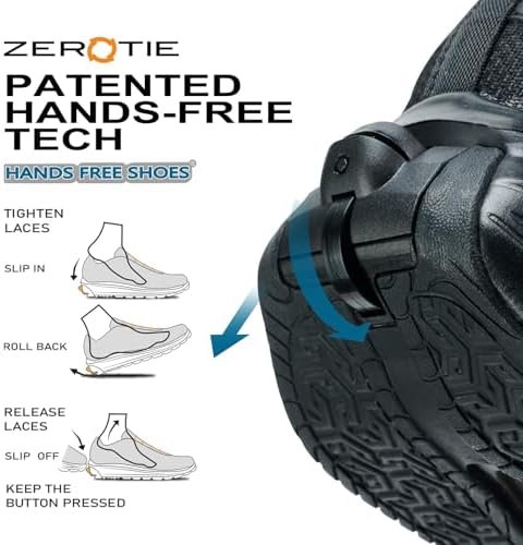 World's First Adjustable Hands Free Shoes for Women Men – Self Lacing Walking Shoes with Innovative Design, No-Tie Laces, No-Bend Convenience, Slip on & Slide & Go - Image 3