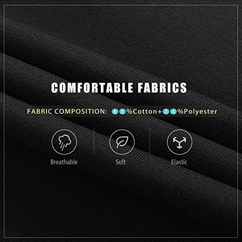 BUXKR Men's Slim Joggers Workout Pants for Gym Running and Bodybuilding Athletic Bottom Sweatpants with Deep Pockets - Image 5