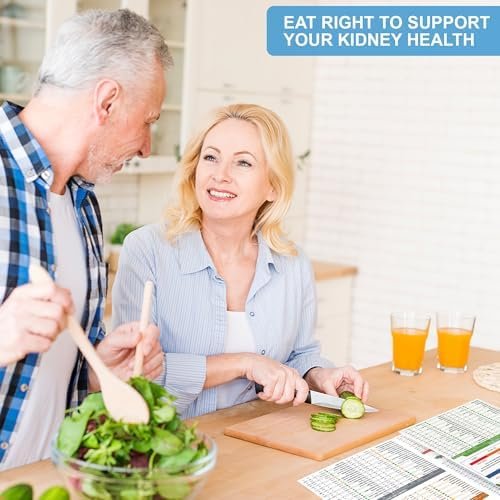 HAMIEW Set 3 Kidney Friendly Food List Chart, Kidney Disease Diet Meal Plan, Recipes Support, Hyperoxaluria, Oxalate Level, Low Sodium Potassium Phosphorus for CKD, Dialysis, Manage Hypertension - Image 4