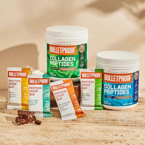 Bulletproof Vanilla Shortbread Collagen Protein Bars, Pack of 12, Keto-Friendly Snack with MCT Oil, 2g Sugar, No Added Sugar, Grass-Fed Collagen - Image 6