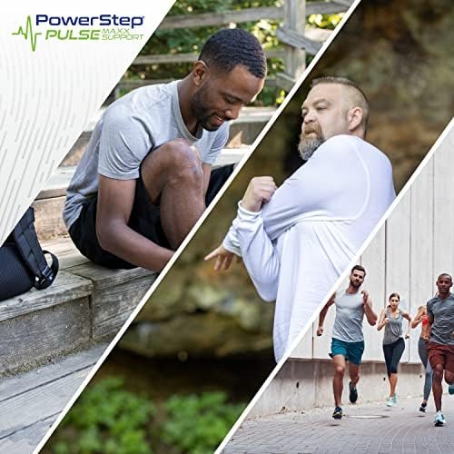 PowerStep Pulse Maxx Running Insoles - Overpronation Corrective Orthotic Inserts for Running Shoes - Maximum Ankle, Foot Pain Relief & Arch Support Insoles - Made in The USA (M 10-10.5, F 12) - Image 4