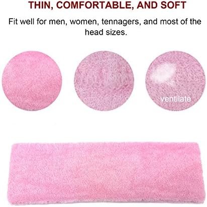 INNOLIFE 15 PCS Ultra Thin Sweatband for Women, Yoga Headbands, Soft Cotton Sweatbands Fabric Headbands for Indoor Outdoor Yoga Exercise Fitness - Image 2