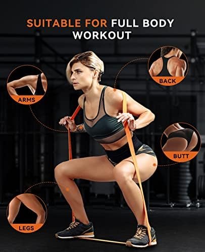 SUNPOW Pull Up Assistance Bands - Set of 5 Resistance Heavy Duty Workout Exercise Stretch Fitness Bands Assist Set for Body, Instruction Guide and Carry Bag Included - Image 5