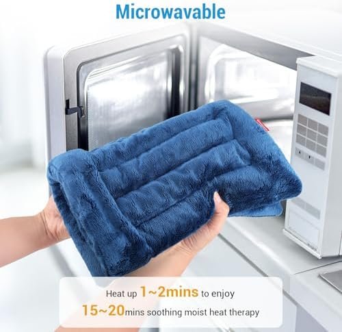 Comfytemp Extra Large Microwavable Heating Pad for Back Pain Relief, FSA HSA Eligible, 12"x23" 3.7 LB Moist Heat Pad for Neck Shoulder, Cramps, Physical Therapy for Muscle Aches, Joints, Warm Compress - Image 4