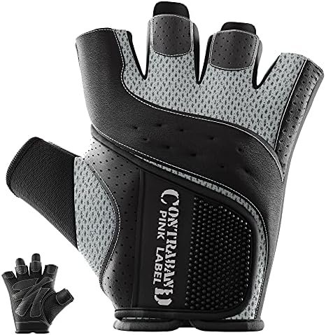 5137 Women’s Padded Weight Lifting and Rowing Gloves w/Grip-Lock Padding (Pair) – Machine Washable Fingerless Workout Gloves Designed Specifically for Women