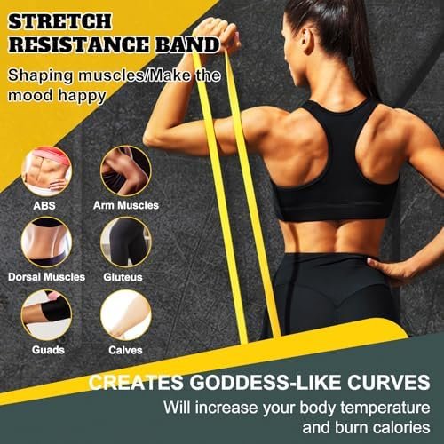 Exercise Bands Resistance Bands for Working Out,Pull Up Bands Set,at Home Workout Equipment,Workout Bands for Men and Women,Stretch Bands for Exercise - Image 3