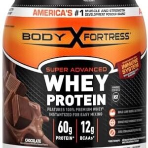 Body Fortress 100% Whey, Premium Protein Powder, Chocolate, 1.78lbs