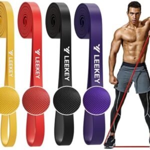 LEEKEY Resistance Bands Set - Pull Up Assist Bands for Men and Women Fitness Training, Physical Therapy, Home Workouts