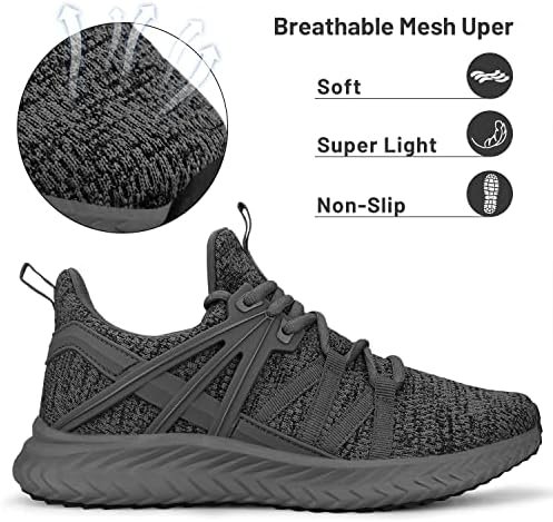Abboos Womens Slip On Sneakers Women Walking Tennis Shoes Lightweight Casual Sneakers for Gym Travel Work - Image 2