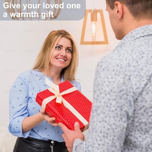 Heating Pad for Back,4lb Weighted Heating Pads for Pain Relief &Cramps,Gifts for Women, Men,12 * 24 King Size with 4 Heating Setting,2H Auto Off,Dry Moist Heat,Machine Washable,Purple - Image 9