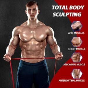 LEEKEY Resistance Bands Set – Pull Up Assist Bands for Men and Women Fitness Training, Physical Therapy, Home Workouts