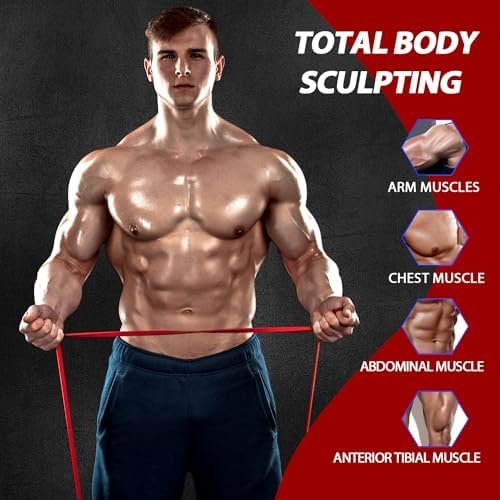 LEEKEY Resistance Bands Set - Pull Up Assist Bands for Men and Women Fitness Training, Physical Therapy, Home Workouts - Image 2