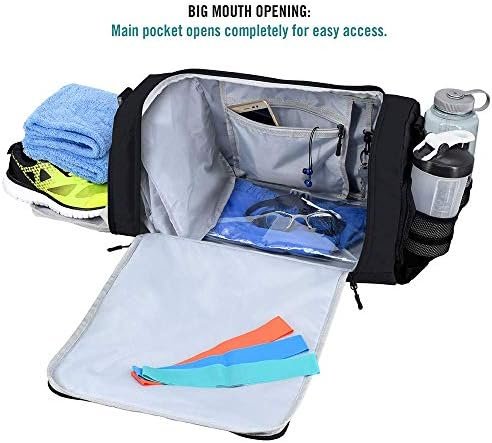 Ultimate Gym Bag 2.0: The Durable Crowdsource Designed Duffel Bag with 10 Optimal Compartments Including Water Resistant Pouch - Image 4