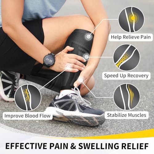 CAMBIVO Calf Compression Sleeve Men & Women- Shin Splint Brace Support for Legs Pain Relief, Varicose Vein Treatment - Image 3