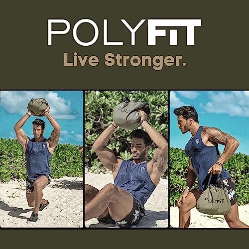 Polyfit Kettlebell Sandbag for Fitness - Adjustable Kettlebell Workout Sandbags - 30lb/45lb - Image 4