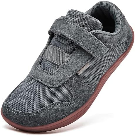 HOBIBEAR Kids Wide Barefoot Shoes Boys Girls Minimalist Zero Drop Sneakers(Toddler/Little Kid/Big Kid)