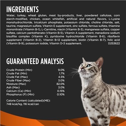 Purina Pro Plan Veterinary Diets OM Overweight Management Savory Selects With Turkey Feline Formula Wet Cat Food - (Pack of 24) 5.5 oz. Cans - Image 6