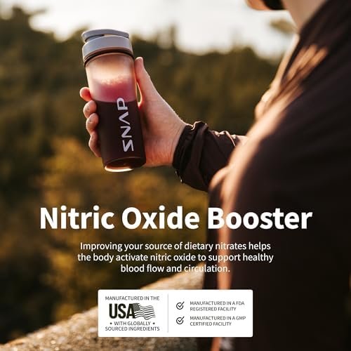 Snap Supplements Organic Beet Root Powder, Nitric Oxide Superfood Supplement with Beets, B Vitamins, Pomegranate & Red Spinach for Energy, Heart Health & Circulation Support, 30 Servings, Mixed Berry - Image 3