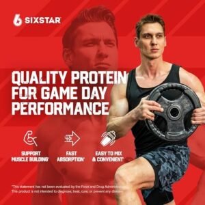 Six Star Whey Protein Powder Plus – Muscle Building & Recovery Formula with Whey Isolate Powder, BCAAs, 30g Protein, Immune Support – Post-Workout Supplement – Triple Chocolate, 1.8 lbs