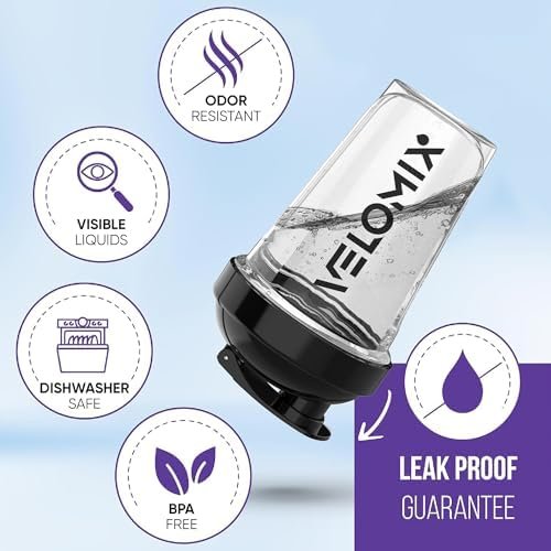 -2 Pack- 20 oz Protein Shaker Bottles for Protein Mixes - 2x Wire Whisk | Leak Proof Shaker Cups for Protein Shakes and Pre Workout | Protein Shaker Bottle Pack | Protein Mixer Cup - Image 2