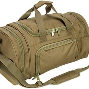 Gym Duffel Bag for Men Sports Duffel Bag with Shoe Compartment (GREEN-Model A)