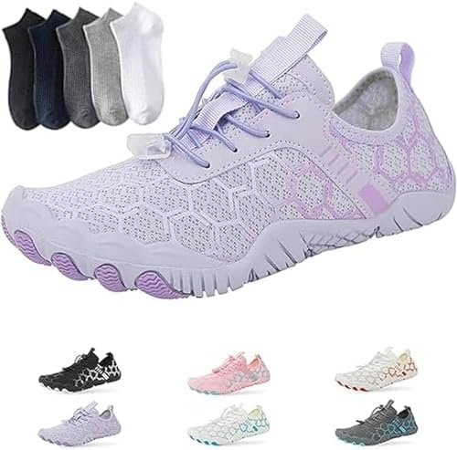 Hike Womens Men, Pro Barefoot Shoes with Wide Toe Box, Healthy and Non-Slip Breathable Barefoot Shoes