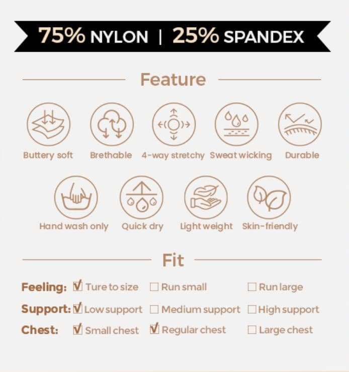 Aoxjox Women's Workout Sports Bras Fitness Backless Padded Satara Low Impact Bra Yoga Crop Tank Top - Image 6