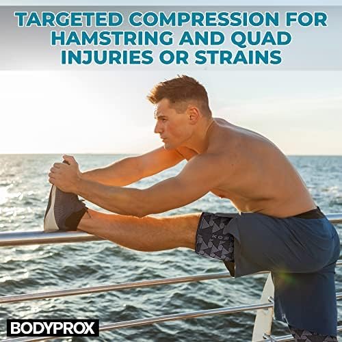 Bodyprox Thigh Compression Sleeve(1 Pair), Hamstring Compression Sleeve for Men and Women - Image 6