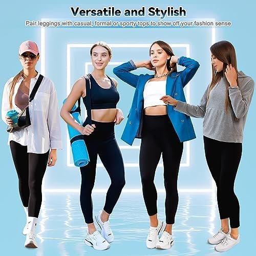 Hethrone Leggings for Women, Leggings High Waisted Soft Women's Leggings for Workout Yoga Gym - Image 4